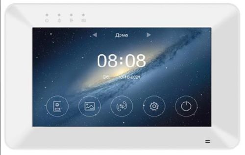 Монитор видеодомофона Rocky HD (White), microSD до 128 ГБ