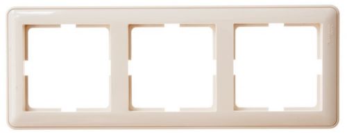 Рамка 3 поста слоновая кость KD-3-28