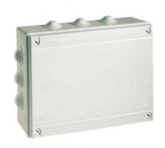 Коробка ответвительная с кабельными вводами IP55, 380х300х120 (54400)