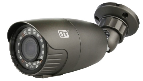 Видеокамера цилиндрическая ST-2013 СЕРАЯ уличная (2,8-12mm 103-31°), 2MP (1080p), ИК до 50 м