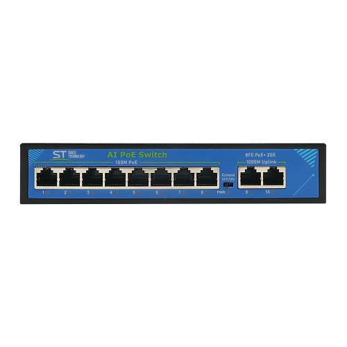 Сетевой PoE коммутатор ST-S86POE (2G/120W/А) PRO (версия 2)