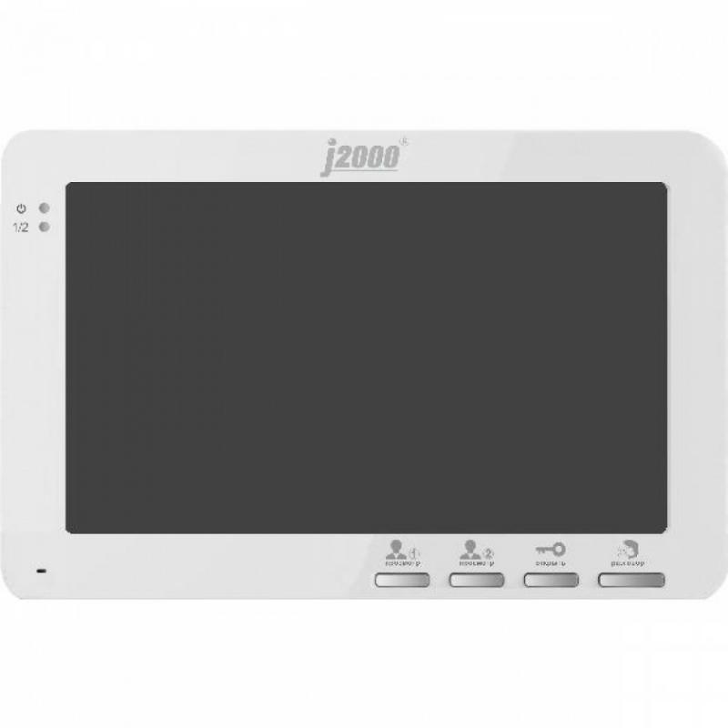J2000* J2000-DF-КРИСТИНА (белый) Цветной hands-free 7" видеодомофон PAL.