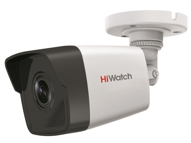Hiwatch DS-I450M 2.8 мм 4 Мп цилиндрическая IP-камера с EXIR-подсветкой до 30м и микрофоном