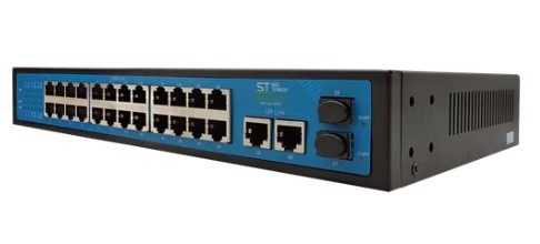 Сетевой PoE коммутатор ST-S242POE (24G/2G/2S/300W/AB) PRO (версия 3)