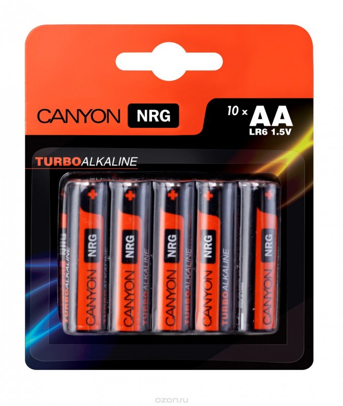 Батарейка AA GP/CANYON алкалиновая 1шт.