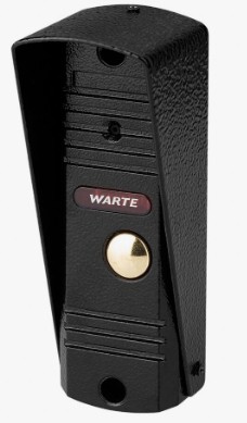 Вызывная панель WARTE-DP-02 PAL черный PAL (АККОРД 120) видеодомофона 1000 твл 120 градусов